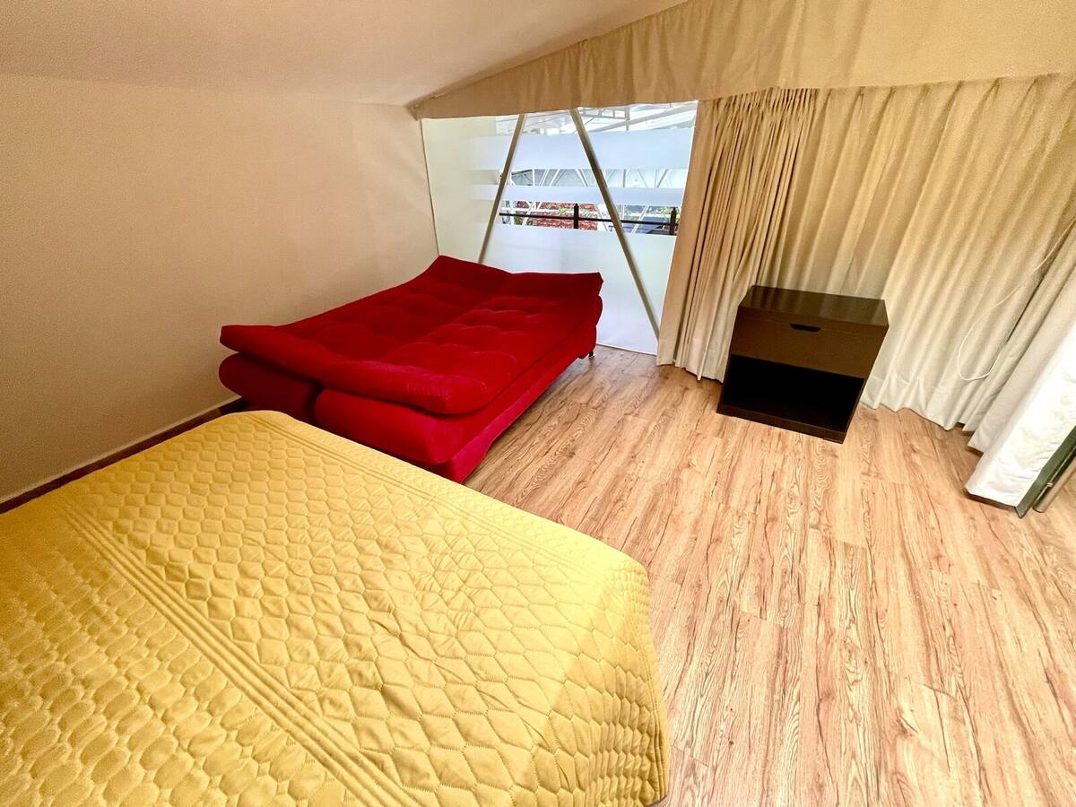 Room 2 Bed + Double Bed + Sofa Bed