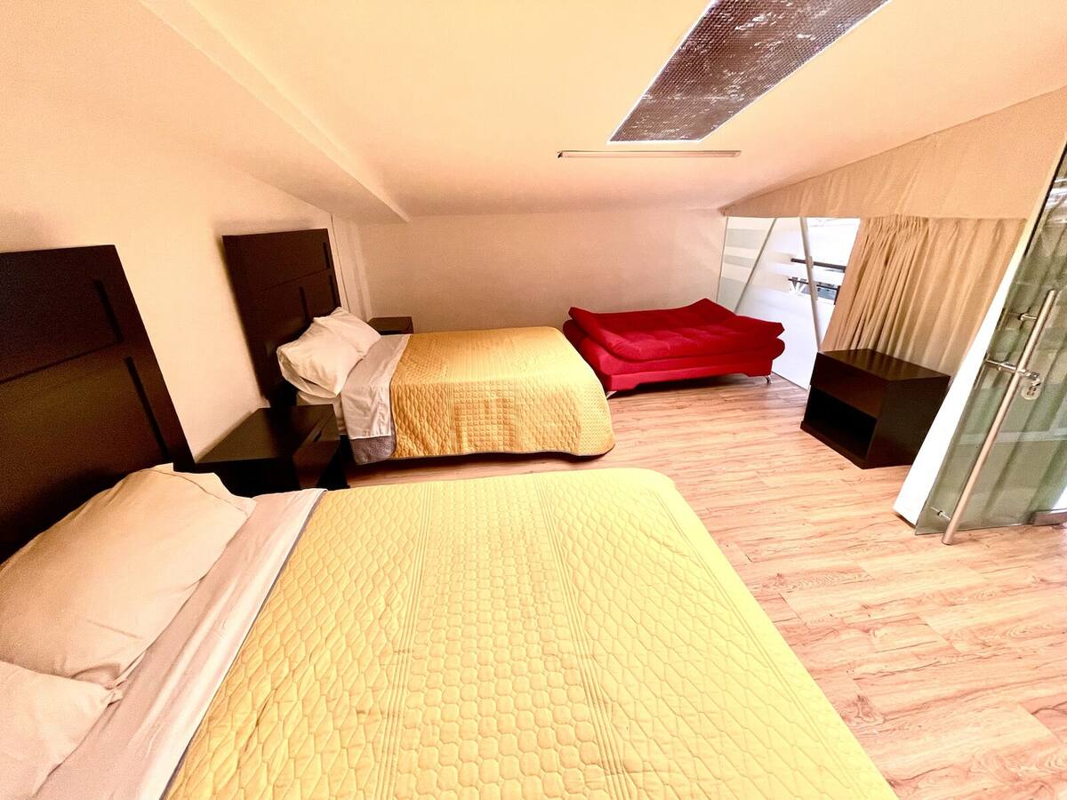 Room 2 Bed + Double Bed + Sofa Bed